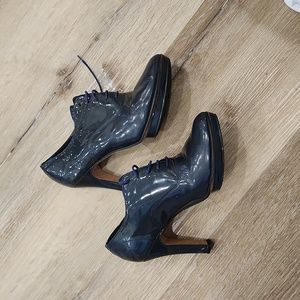 Repetto Leather Ankle Lace-Up Boots